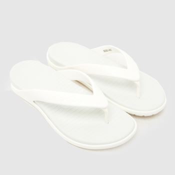 Crocs Weiß Coast Flip Herren Sandalen