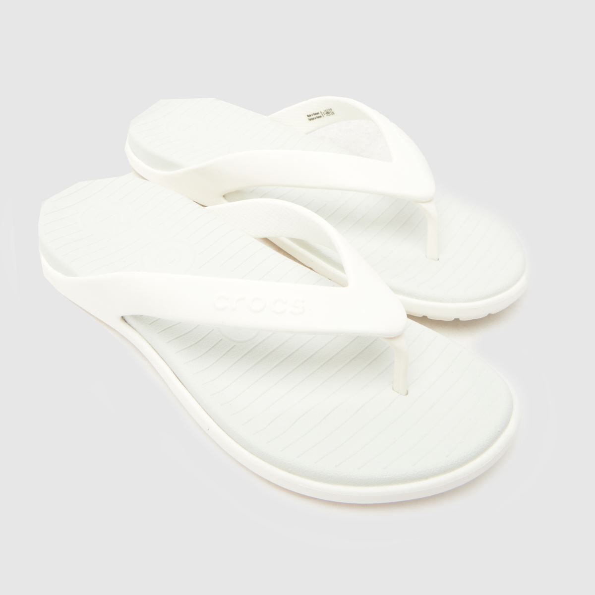 Crocs Coast Flip in White Crocs Coast Flip 4