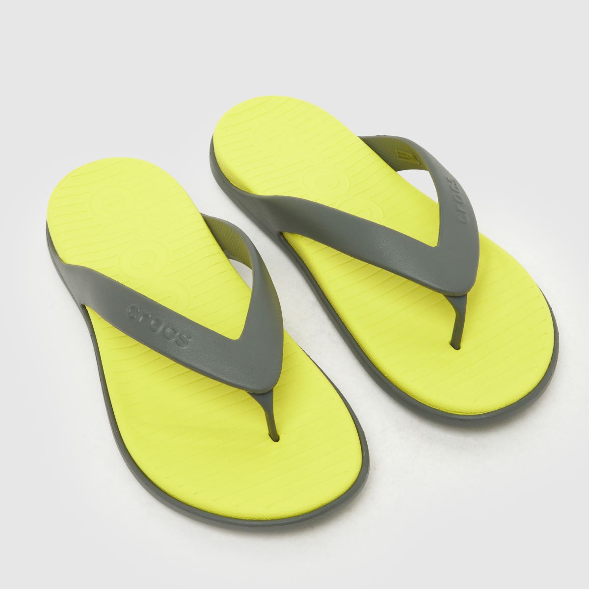 Crocs Coast Flip Sandals in Yellow