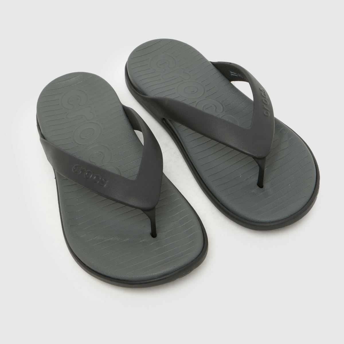 Crocs Coast Flip Sandals in Grey
