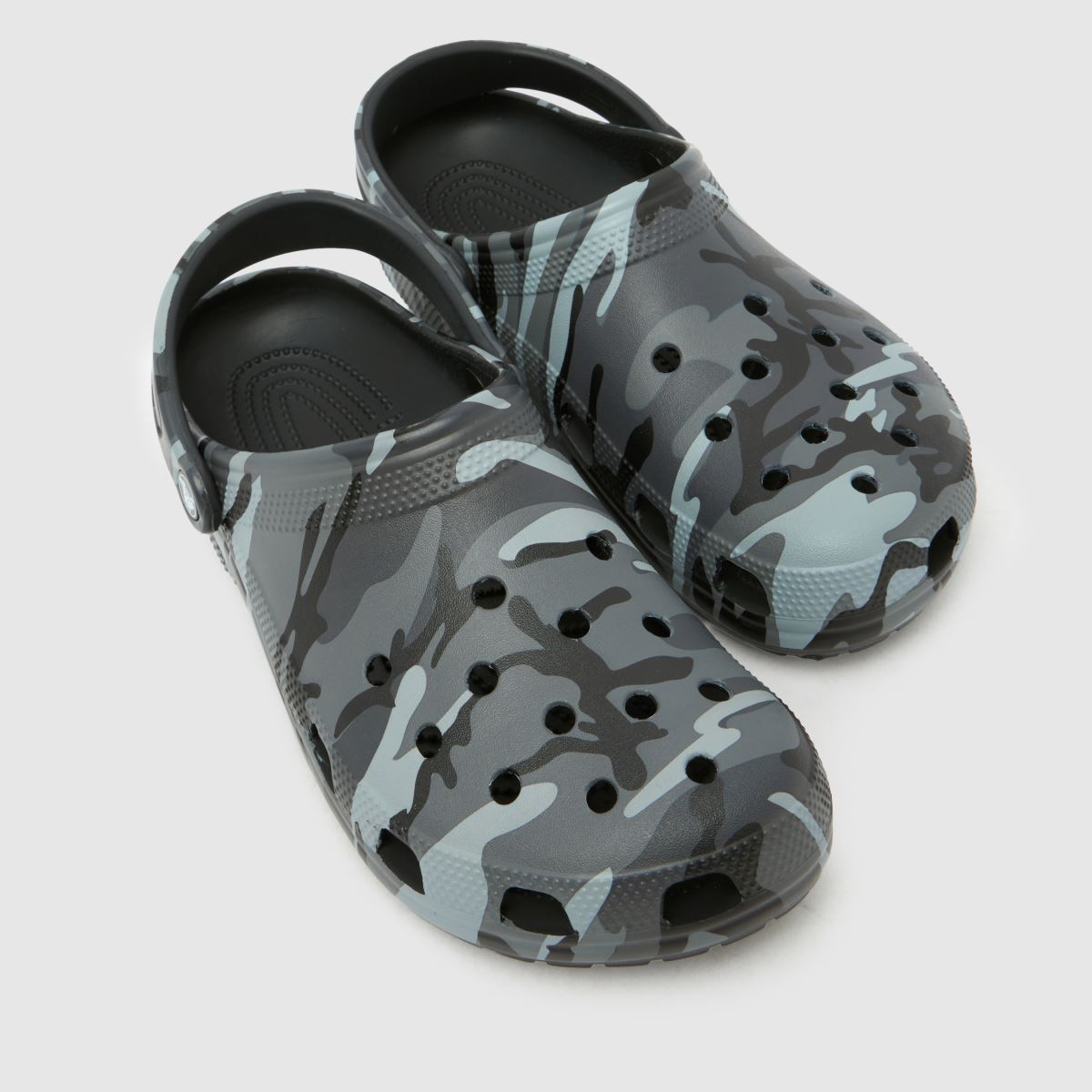 Crocs Classic Camo Clog in Black & Grey Crocs Classic Camo Clog 4