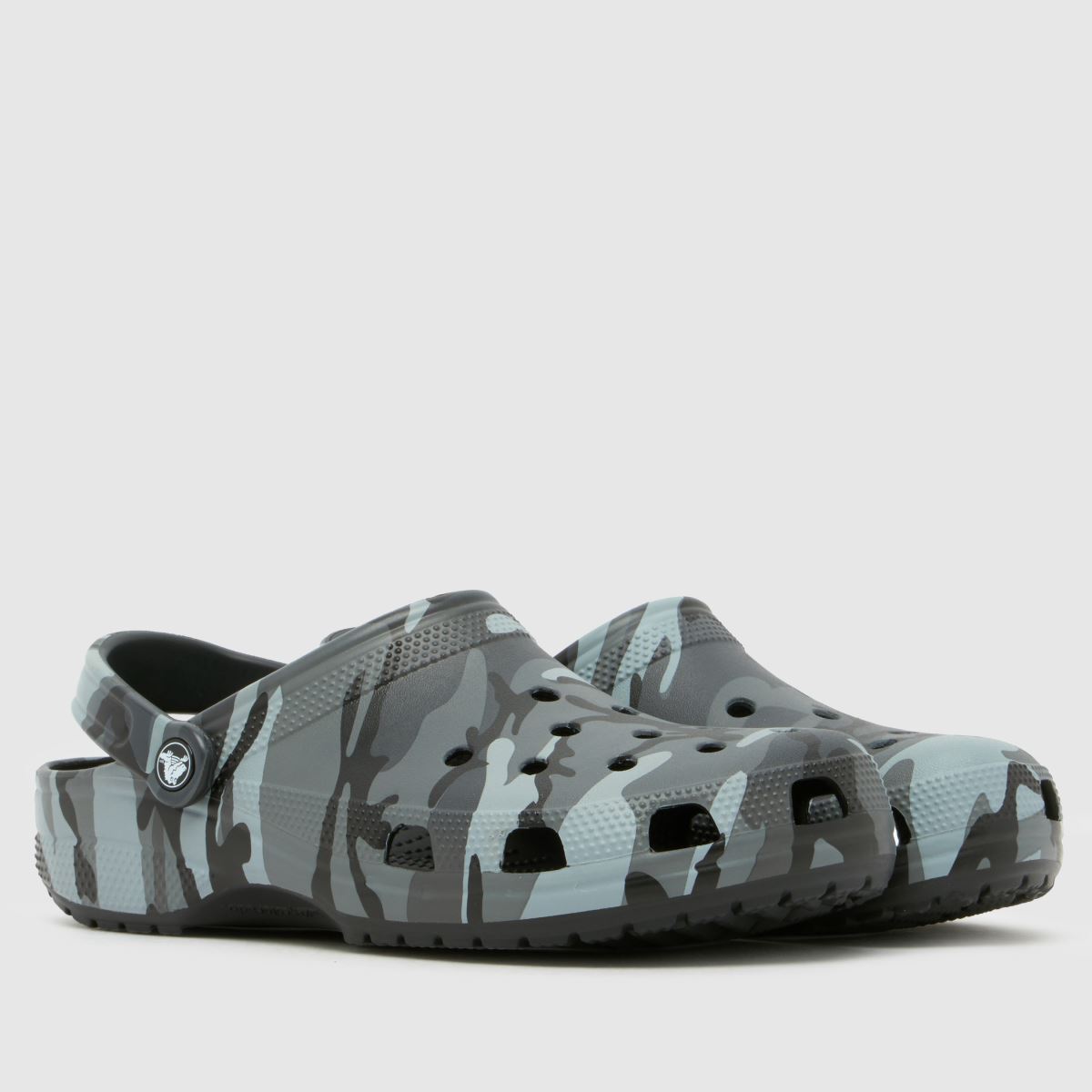 Crocs Classic Camo Clog in Black & Grey Crocs Classic Camo Clog 8