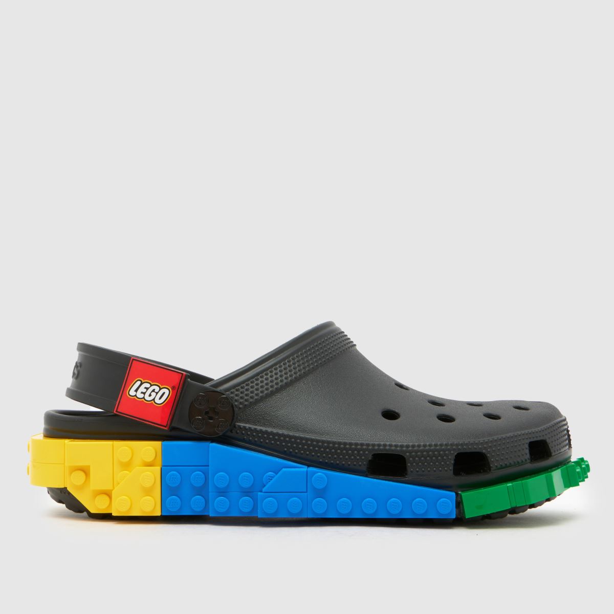 Crocs Classic Lego 4LW System Clog Sandals in Black