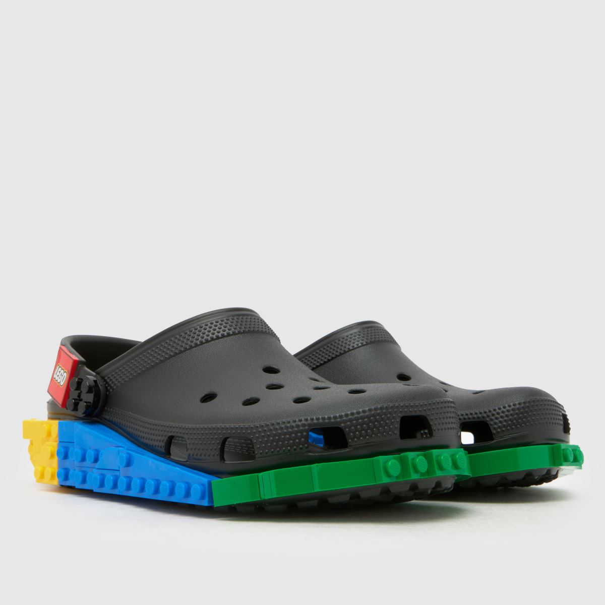 Crocs Classic Lego 4LW System Clog in Black Crocs Classic Lego 4LW System Clog 1