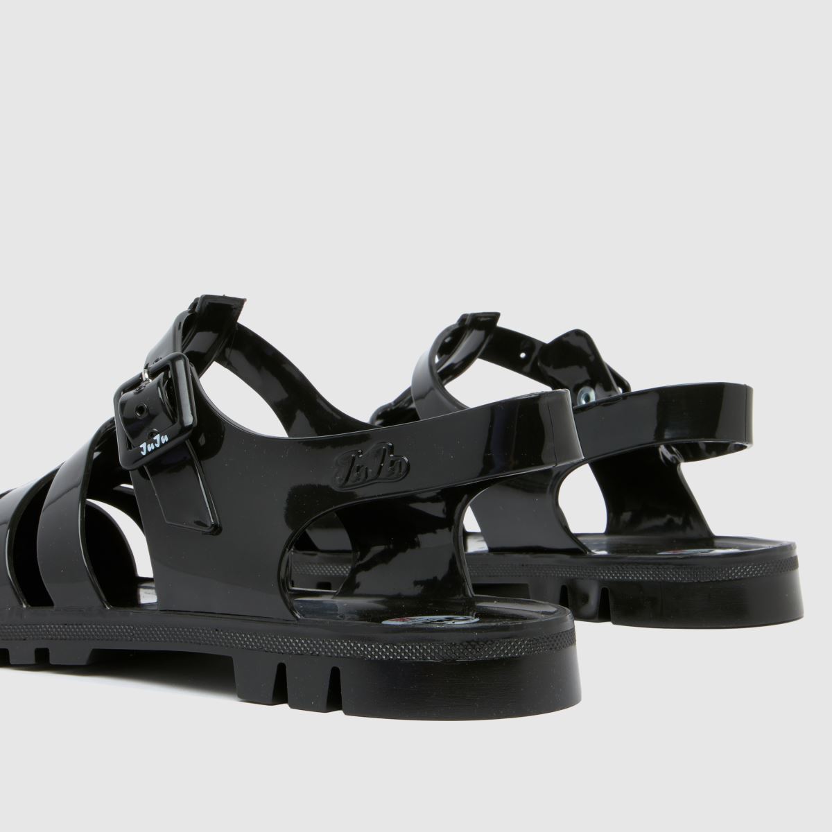 Mens Black JUJU JELLIES Maxi Fisherman Sandals | schuh