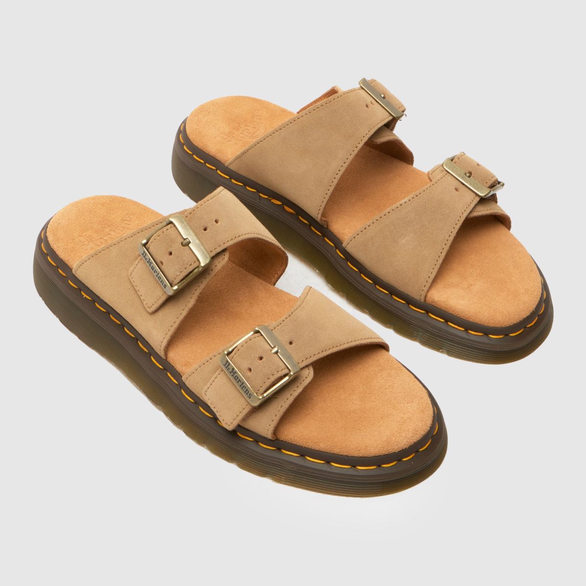 Dr Martens Josef Slide in Beige