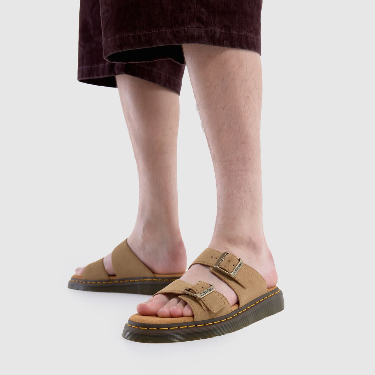 Dr Martens Josef Slide in Beige