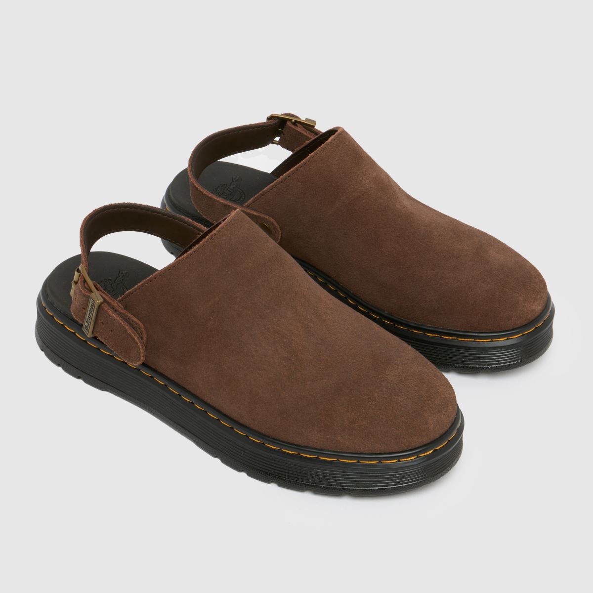 (Dr.Martens) Brookline Mule ★ Brown Dr Martens Brookline mules in olive brown | ASOS