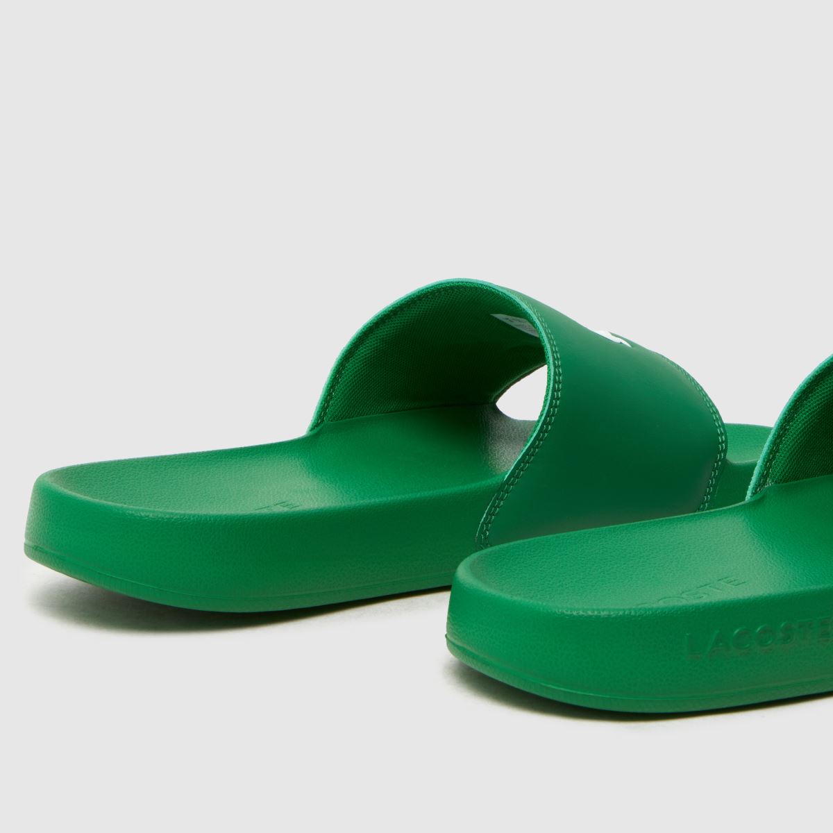 Mens Sandals Lacoste Sliders Green Lacoste Dualiste 1122 CMA Green