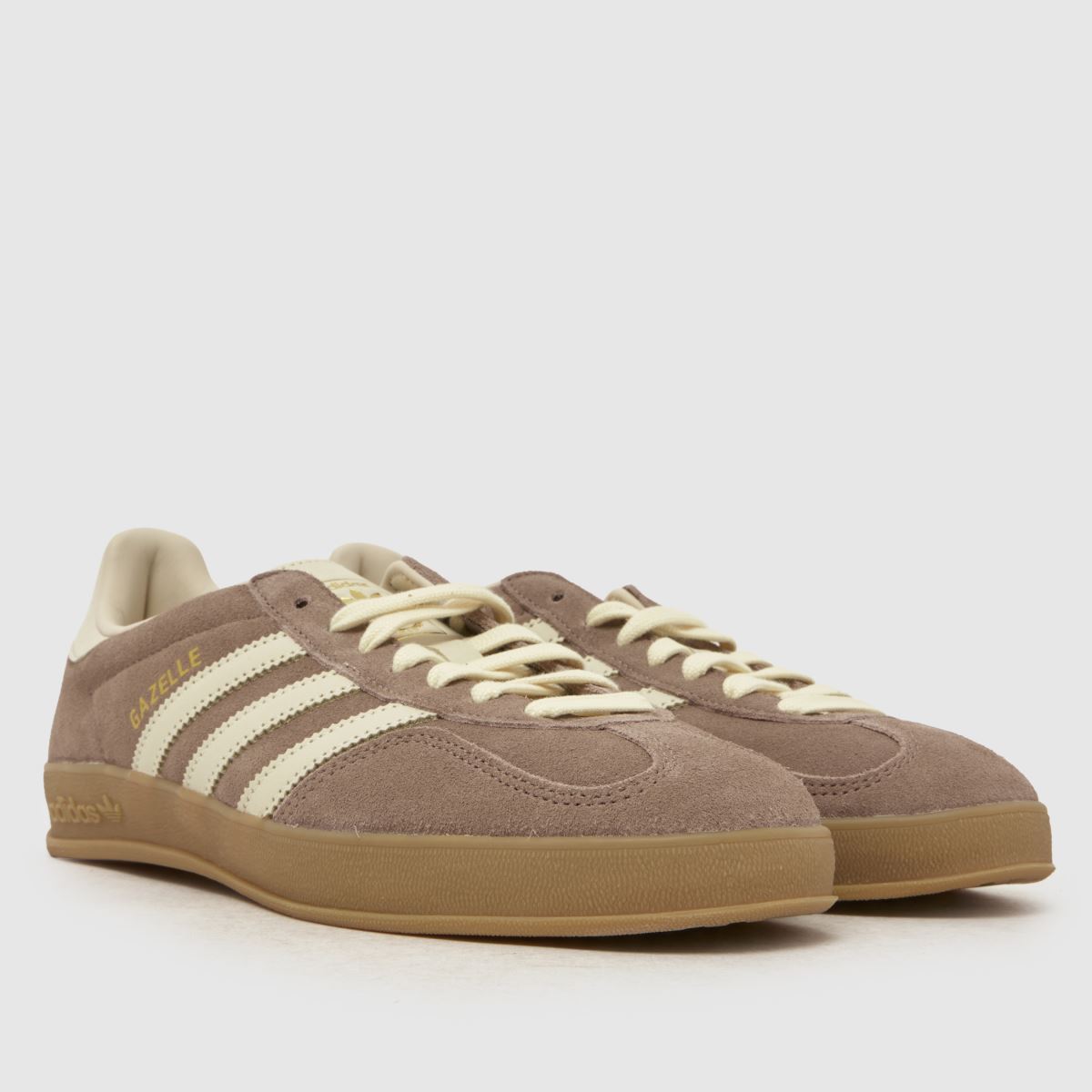 adidas Gazelle Indoor in Brown & White adidas Gazelle Indoor 1