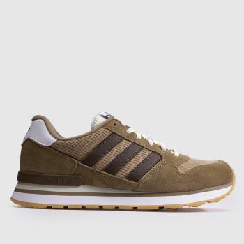 adidas Brown ZX 500 Mens Trainers