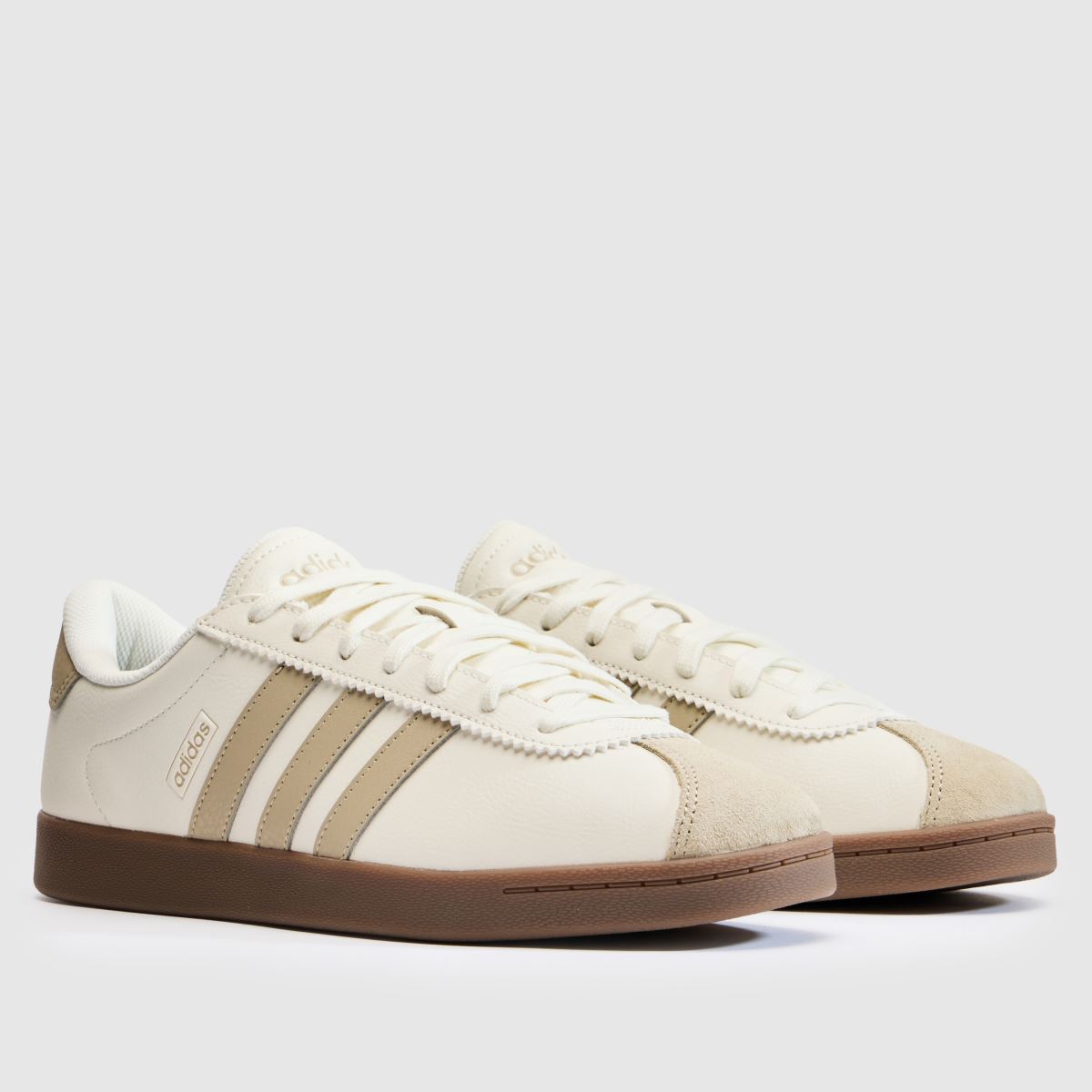 adidas VL Court Lo in Off-White Multi adidas VL Court Lo 1