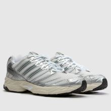 adidas Adistar Control 3 in White & Silver adidas Adistar Control 3,2 of 4