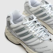 adidas Adistar Control 3 in White & Silver adidas Adistar Control 3,4 of 4