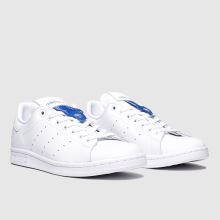 adidas white & pl blue stan smith wfq trainers adidas white & pl blue stan smith wfq trainers