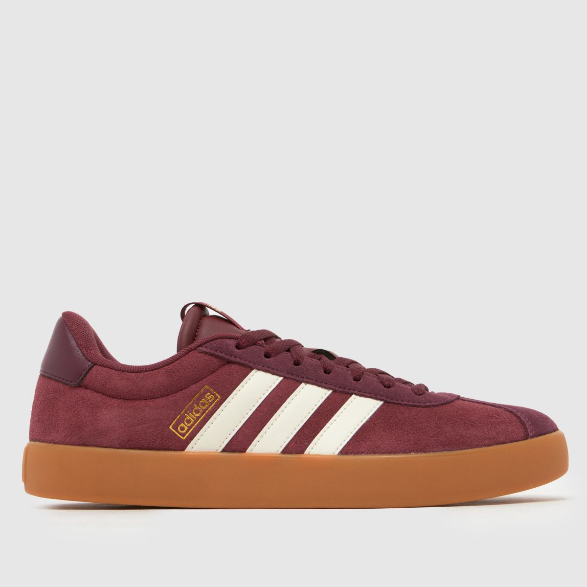 adidas VL Court 3.0 Trainers in Burgundy