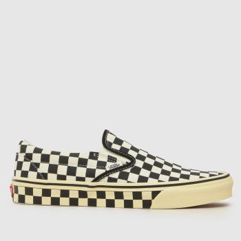 Vans White Multi Classic Slip-On Mens Trainers