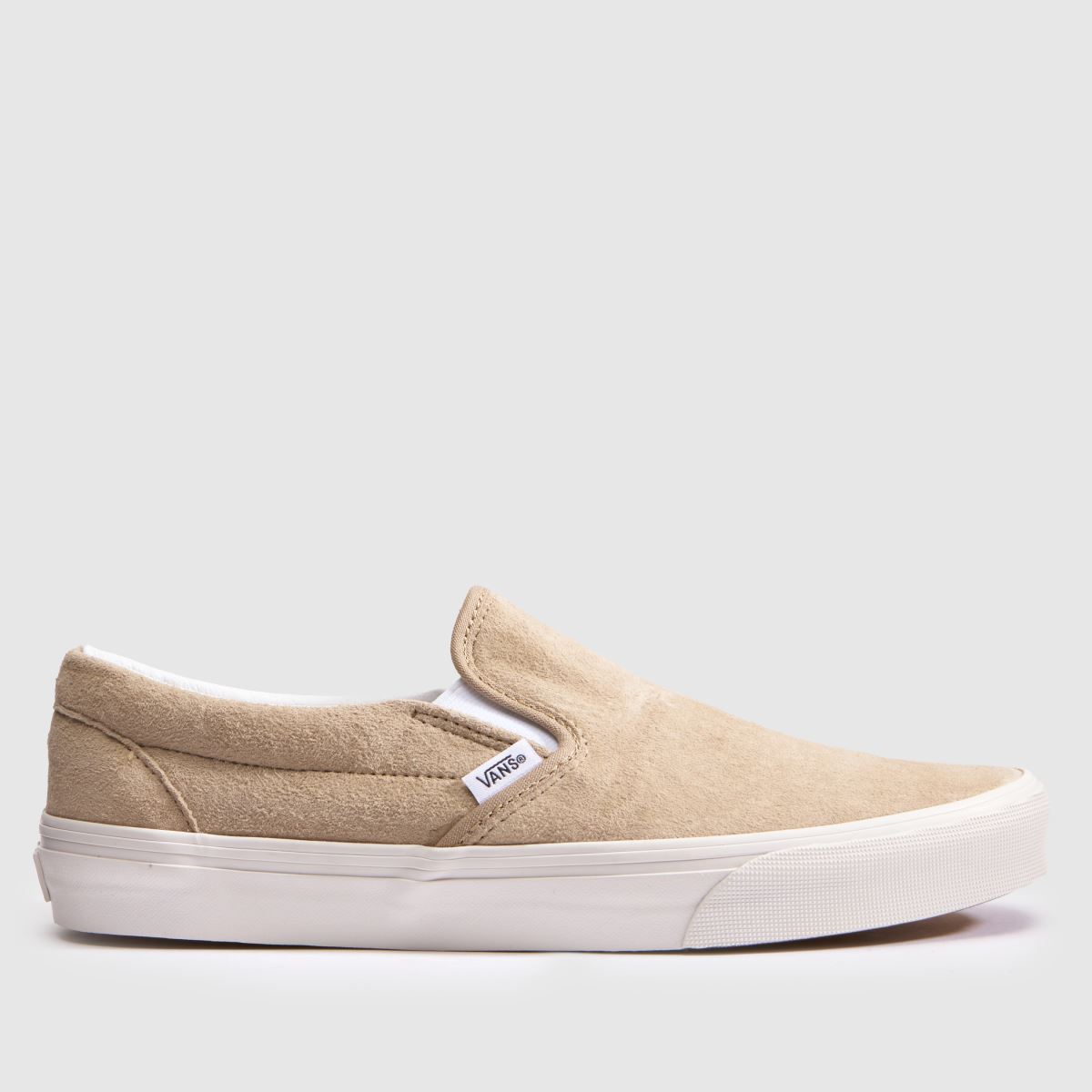 Vans Classic Slip-On Trainers in Beige Multi