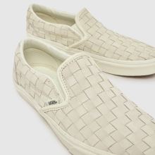 Vans Classic Slip-On in White Vans Classic Slip-On,3 of 4