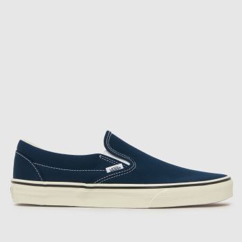 Vans Navy & White Classic Slip-On Mens Trainers