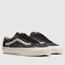 Vans Old Skool in Black & Navy Vans Old Skool,2 of 4