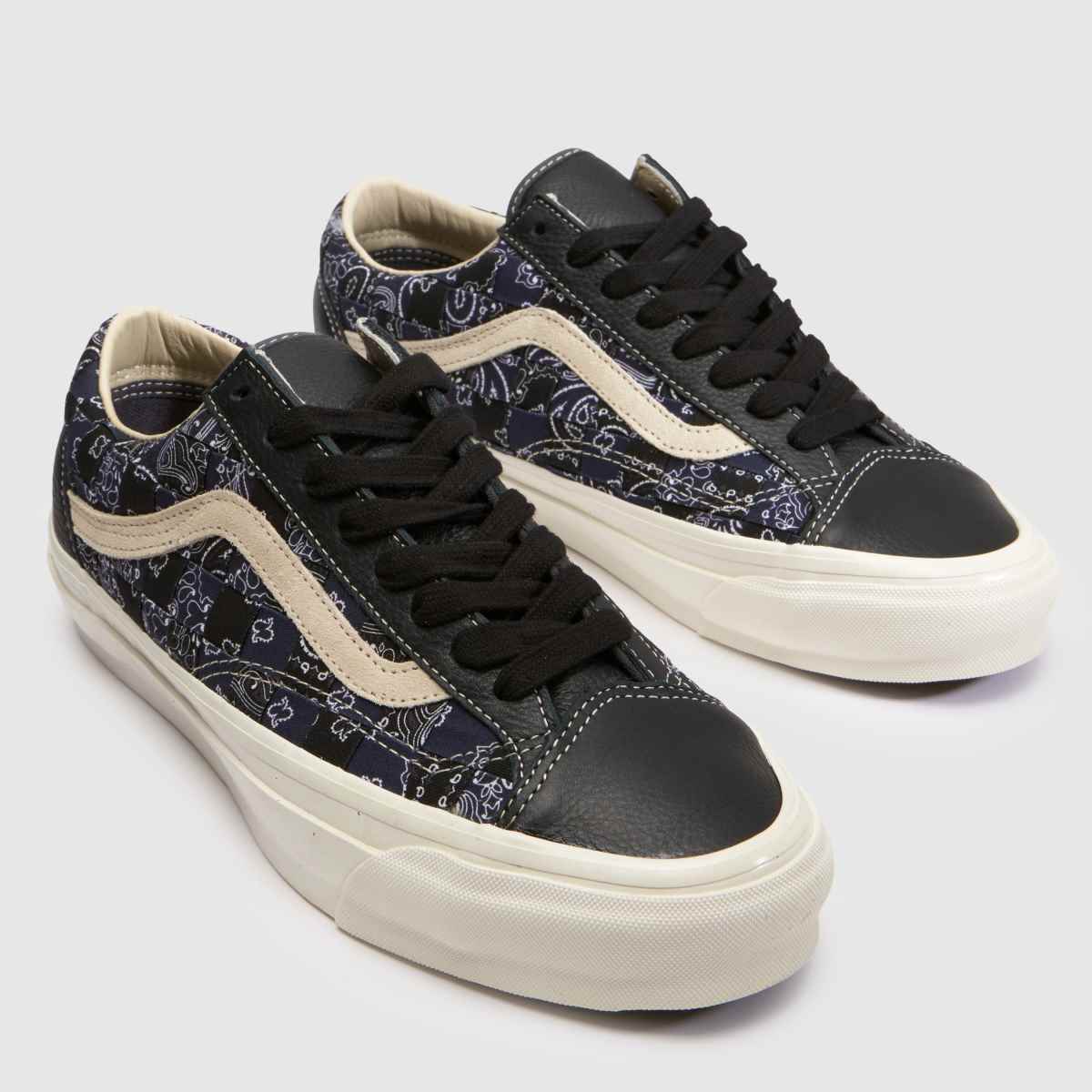 Vans Old Skool in Black & Navy Vans Old Skool 4