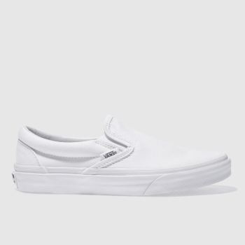 Vans white classic slip on trainers Vans white classic slip on trainers