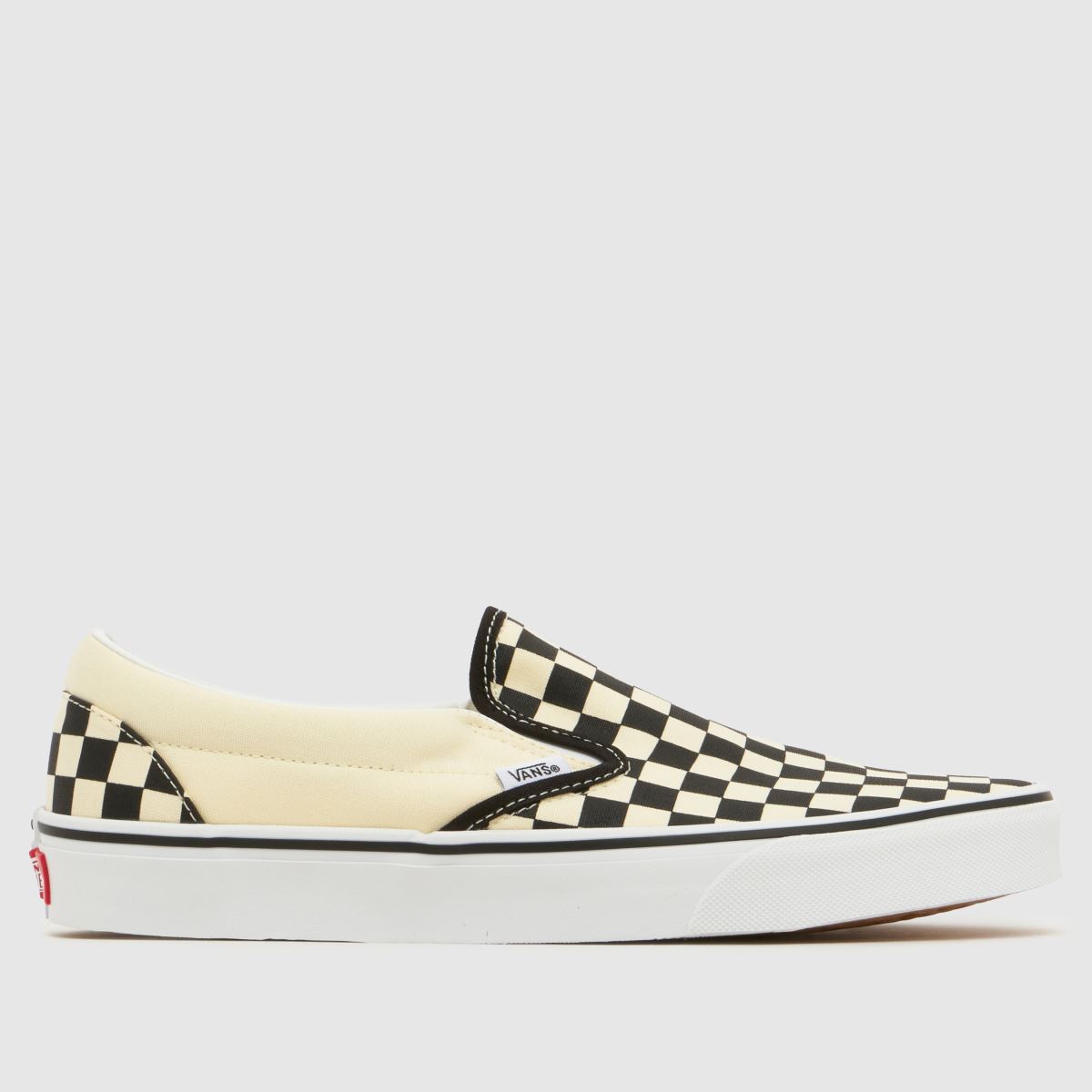 Vans - Classic Slip-On Black/White Checkerboard - Shoes - black - EU 47 - Textile, Synthetic/Textile/Rubber