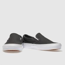 charcoal vans slip ons