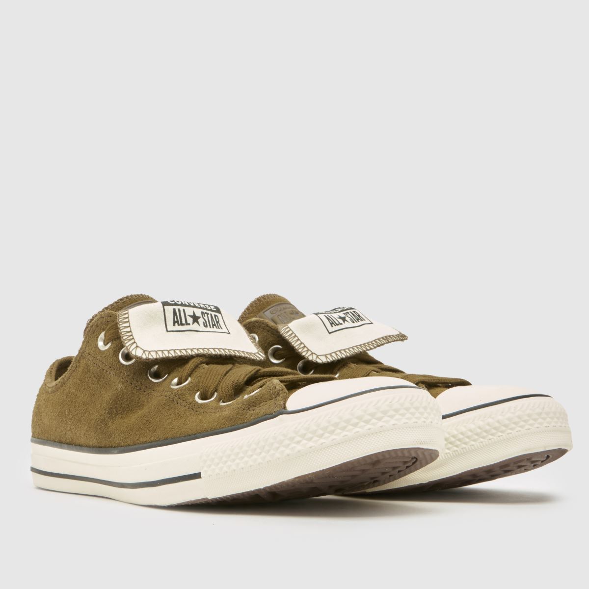 Converse All Star Ox Double Tongue in Khaki Converse All Star Ox Double Tongue 1