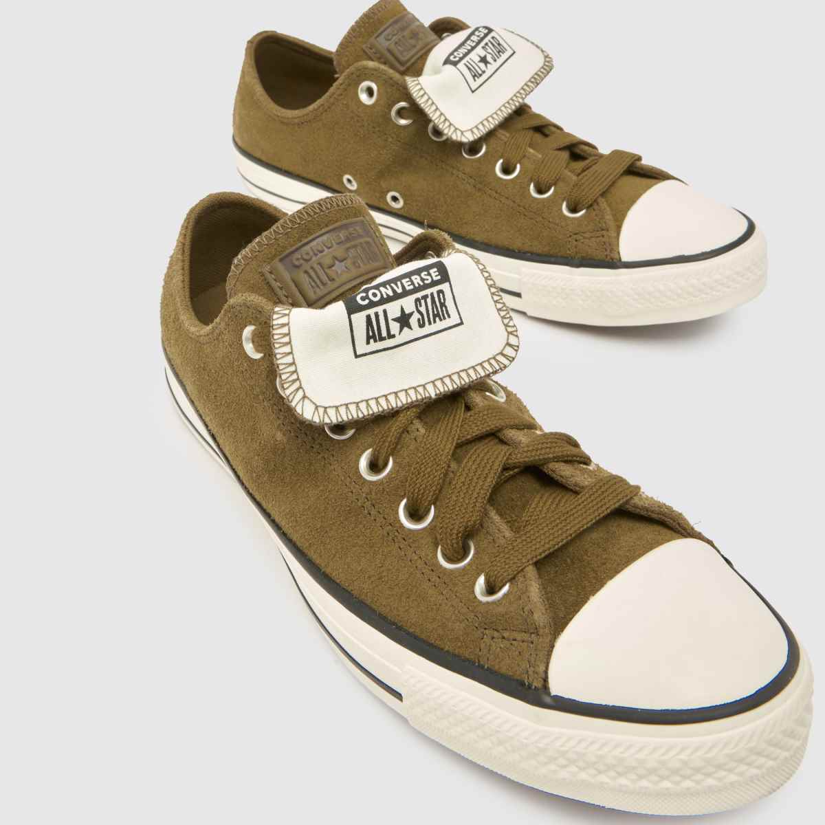 Converse All Star Ox Double Tongue in Khaki Converse All Star Ox Double Tongue 4