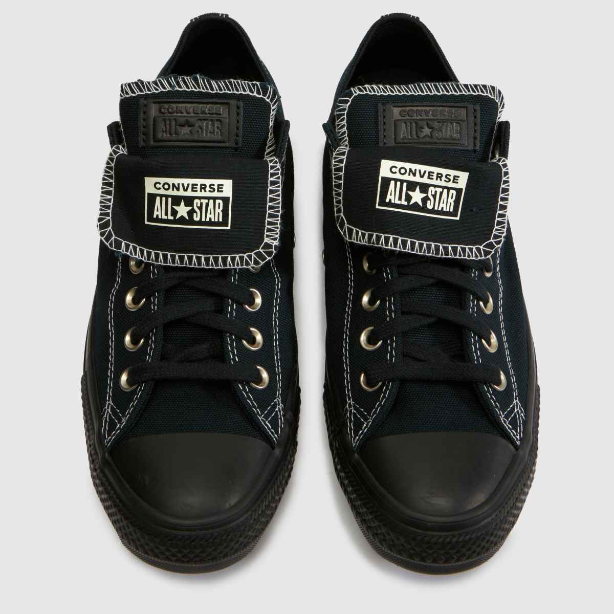 Converse All Star Ox Double Tongue in Black Multi Converse All Star Ox Double Tongue 4