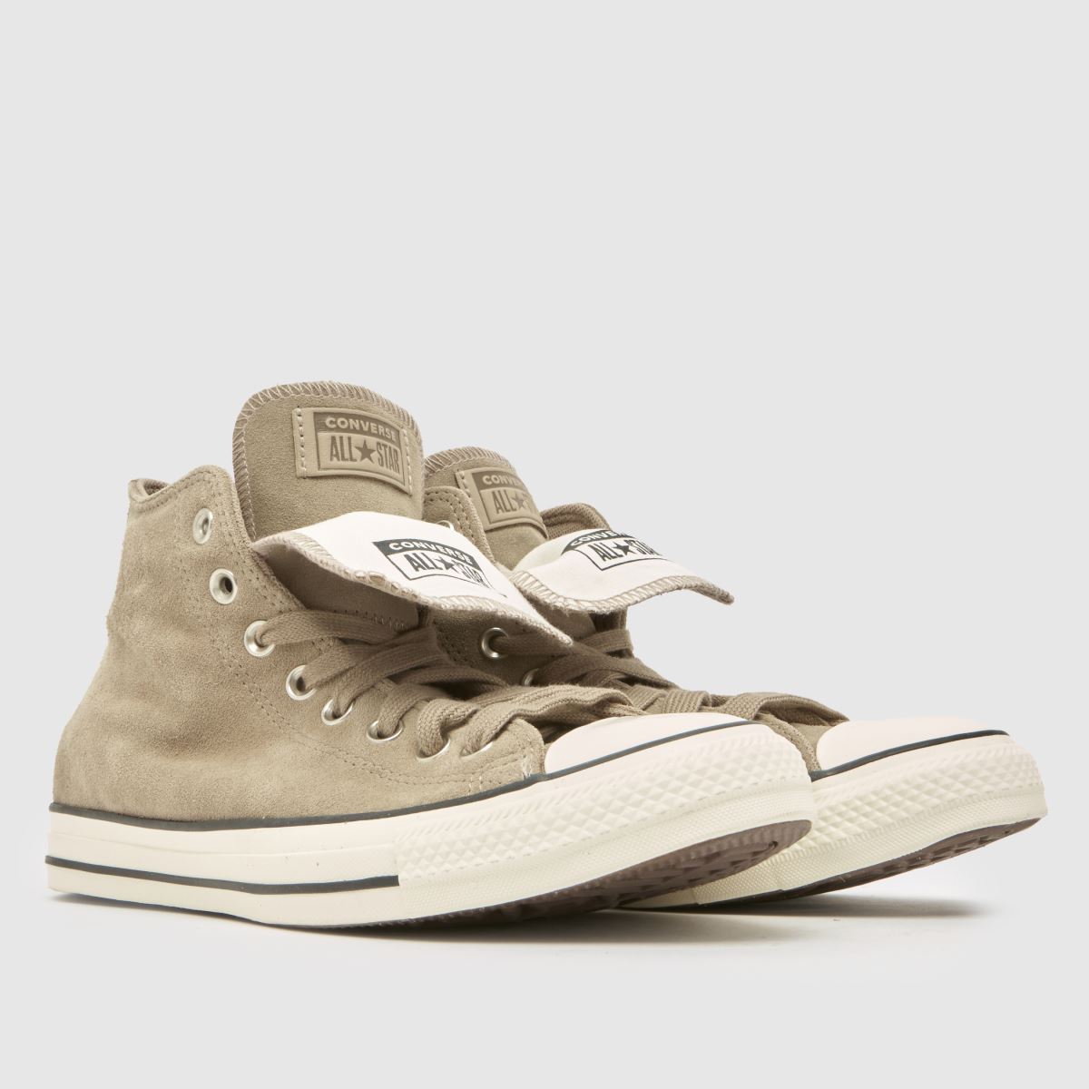 Converse All Star Hi Double Tongue in Beige Converse All Star Hi Double Tongue 1