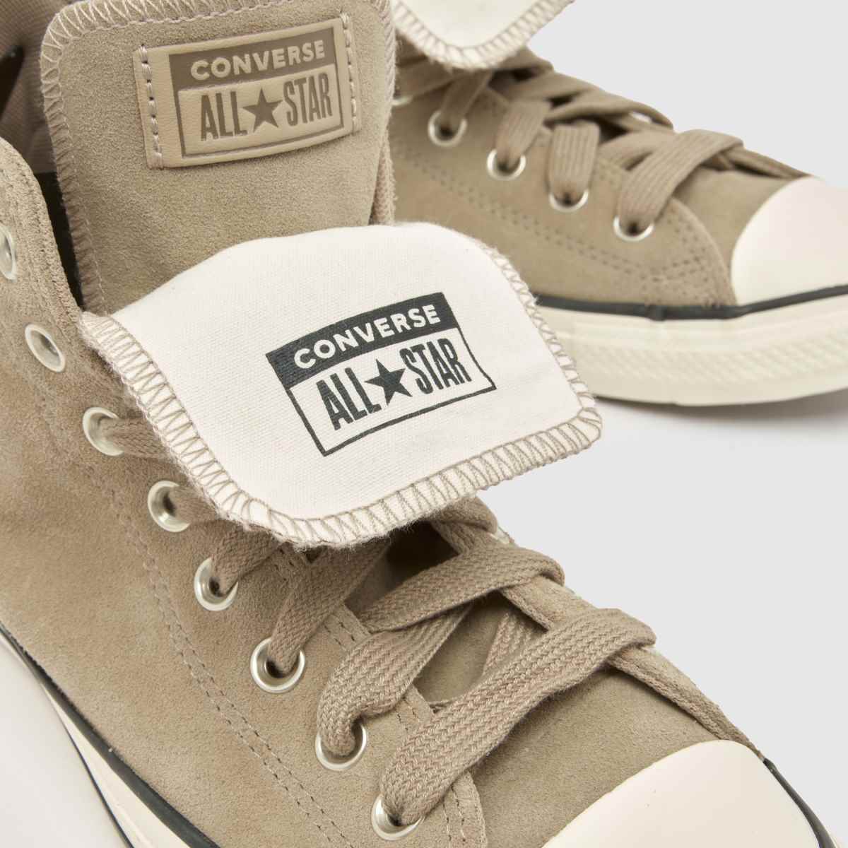 Converse All Star Hi Double Tongue in Beige Converse All Star Hi Double Tongue 4