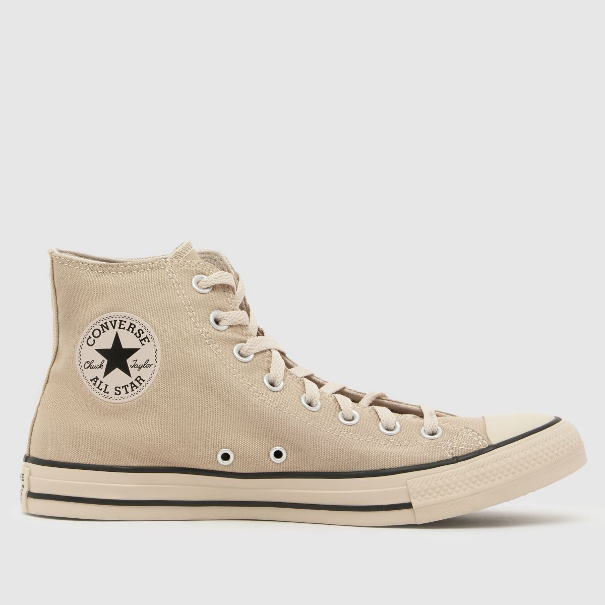 Converse All Star Hi Trainers in Beige