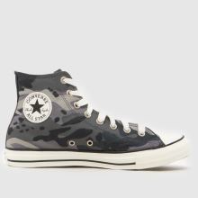 Herren Converse Breite Passform Dunkelgrau All Star Hi Sneaker Converse All Star Hi,1 von 4