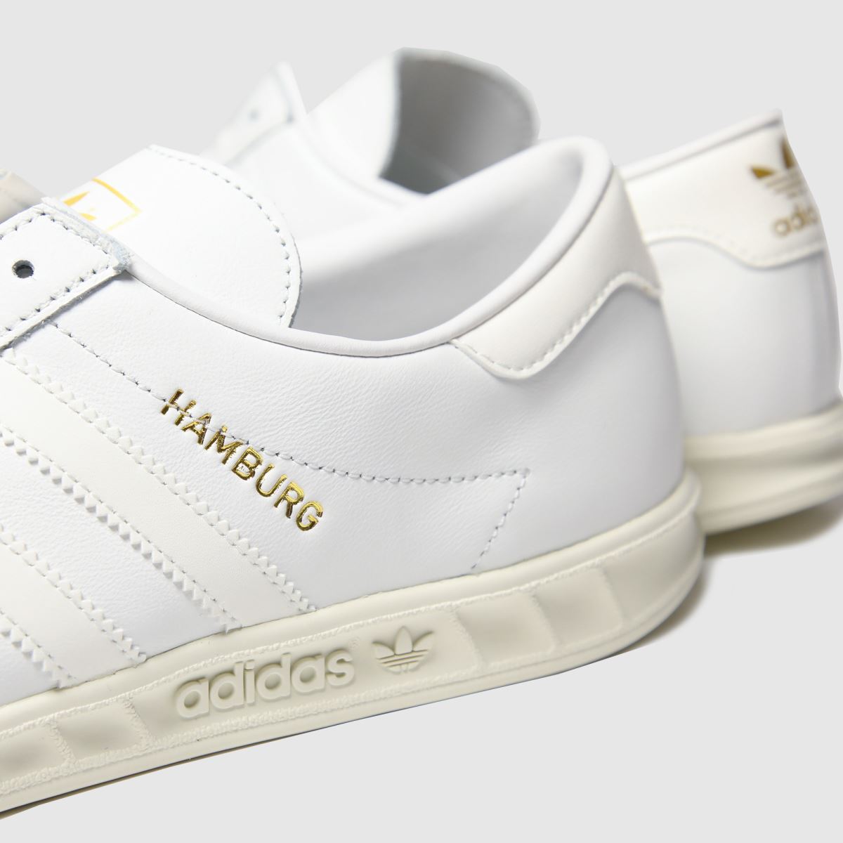 Mens White adidas Hamburg Trainers | schuh