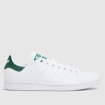 adidas white & green stan smith primegreen trainers adidas white & green stan smith primegreen trainers