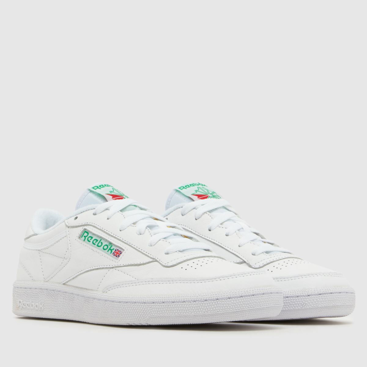 Reebok Club C 85 in White & Green Reebok Club C 85 8