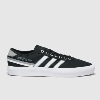 adidas black & grey delpala trainers adidas black & grey delpala trainers