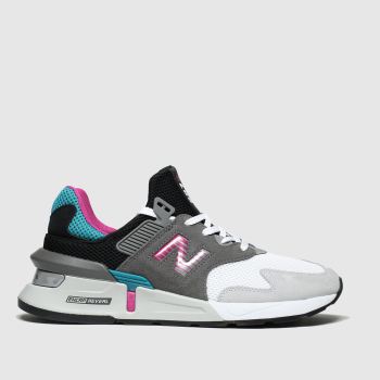 new balance black & grey 997 trainers new balance black & grey 997 trainers