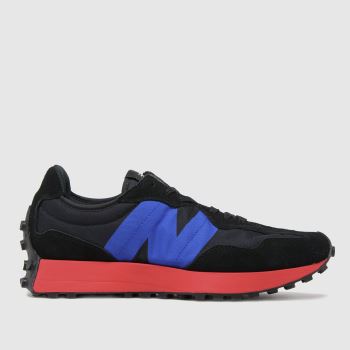 New balance black & navy 327 trainers New balance black & navy 327 trainers