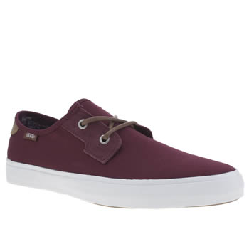Cheap Mens Burgundy Vans Michoacan Trainers on sale Cheap Mens Burgundy Vans Michoacan Trainers on sale
