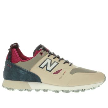 new balance beige & navy trailbuster trainers new balance beige & navy trailbuster trainers
