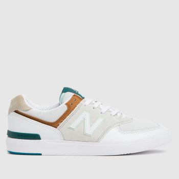 New balance white 574 trainers New balance white 574 trainers