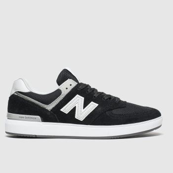 New balance black & white all coasts 574 trainers New balance black & white all coasts 574 trainers