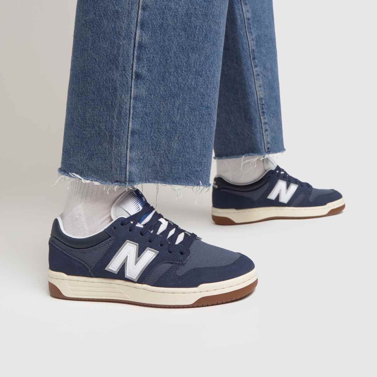 Mens Navy New balance Bb 480 Trainers schuh