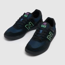 new balance all coasts 574 black