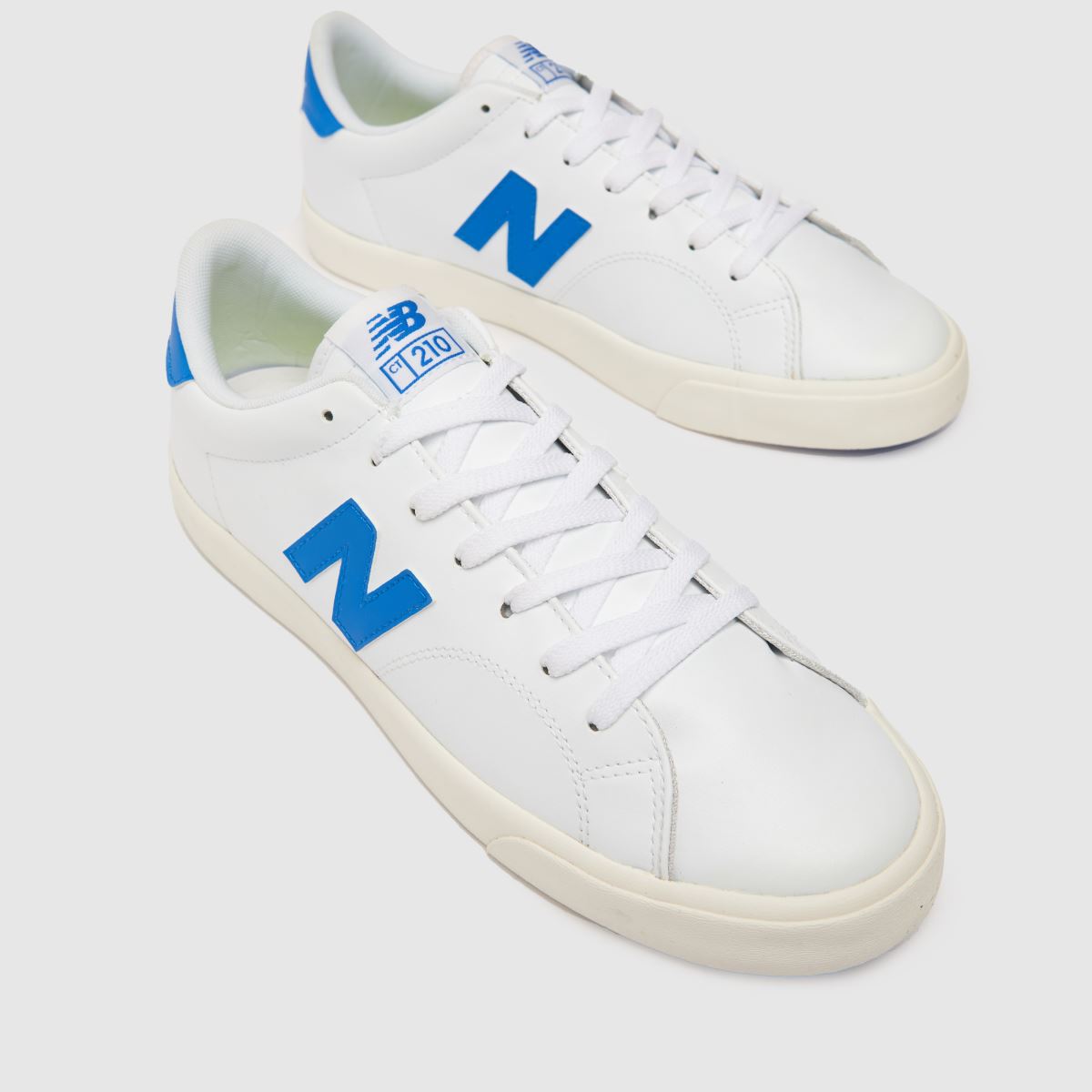 Mens White Blue New Balance All Coast 210 Trainers Schuh