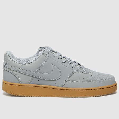 nike vision court low trainers grey light